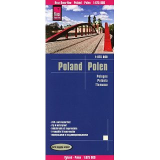 Reise Know-How Landkarte Polen 1:675.000