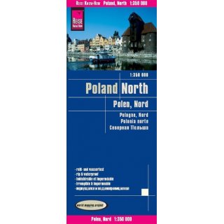 Reise Know-How Landkarte Polen, Nord