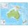 Australien Asien Karte