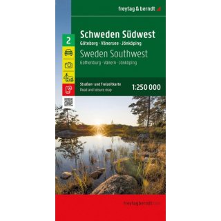 Schweden 02 S�dwest 1:250 000