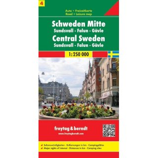Schweden 04 Mitte 1:250 000