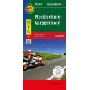 Mecklenburg-Vorpommern, Motorradkarte 1:250.000