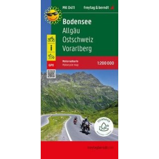 Bodensee, Motorradkarte 1:200.000