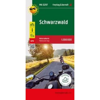 Schwarzwald, Motorradkarte 1:200.000