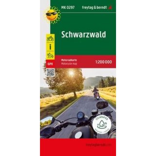 Schwarzwald, Motorradkarte 1:200.000