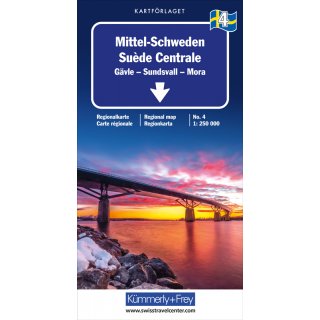 Mittel-Schweden 1:250.000