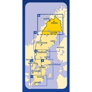 Nord-Schweden (Nord) 1:400.000