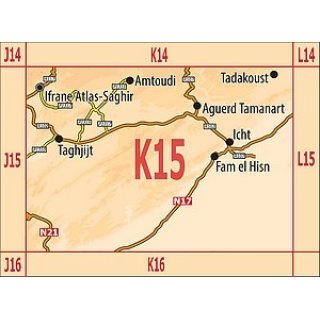 K15: Amtoudi &bull; Fam El Hisn &bull; Ifrane &bull; Taghjijt &bull; 1:120.000