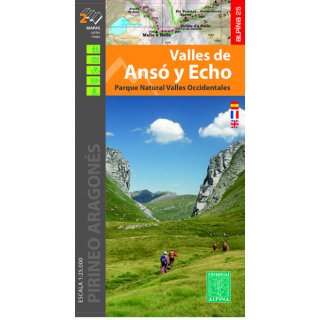 Valles de Ans y Echo 1:25.000