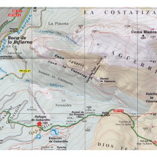 Valles de Ans y Echo 1:25.000