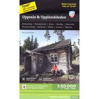 Uppsala & Upplandsleden 1:50.000