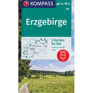 WK 866 Erzgebirge 1:50.000