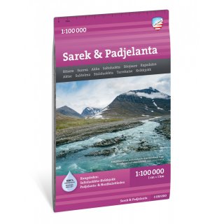 Sarek & Padjelanta 1:100.000