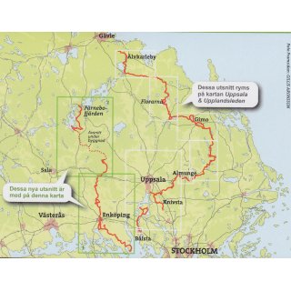 Frnebofjrden & vstra Upplandsleden 1:50.000