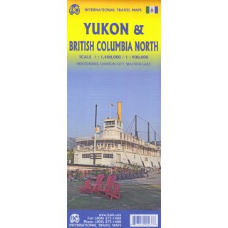 Yukon & British Columbia North 1:1.400.000 / 1:900.000