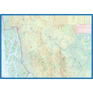 Yukon & British Columbia North 1:1.400.000 / 1:900.000