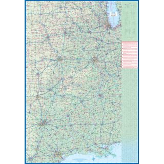Mississippi River Basin & New Orleans 1:1.800.000 / 1:15.000