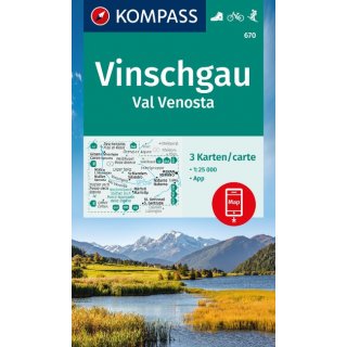 Vinschgau Kompass Wanderkarten-Set
