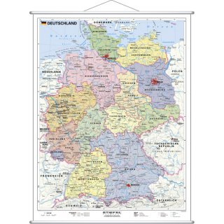 Deutschland, politisch, 1:1.000.000