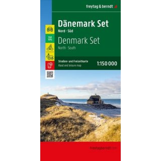 Dänemark Nord und Süd 1: 150 000