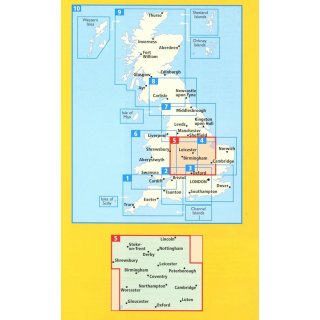 Midlands & Central England 1:200.000