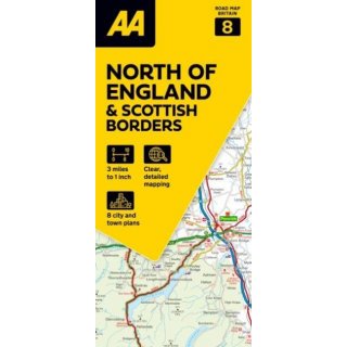 North of England & Scottish Borders 1:200.000