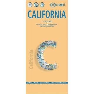 California ( Kalifornien) 1:1.200.000