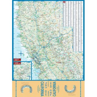 California ( Kalifornien) 1:1.200.000