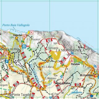 98 Colline di Pesaro - Parco Monte San Bartolo 1:25.000/1:15.000