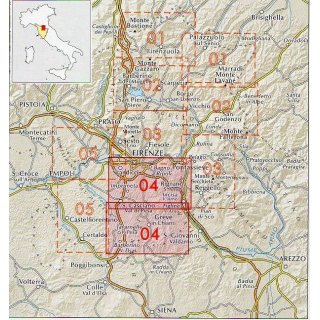 Appennino Fiorentino (04) 1:25.000