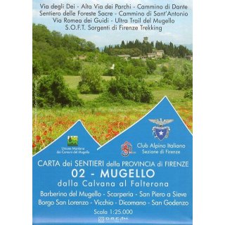 Appennino Fiorentino (02) 1:25.000