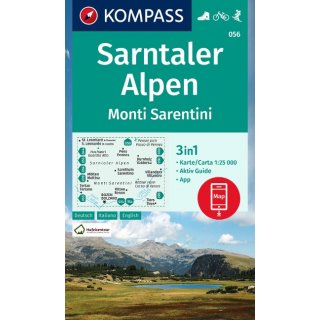 WK  056 Sarntal, Monti Sarentini 1:25T