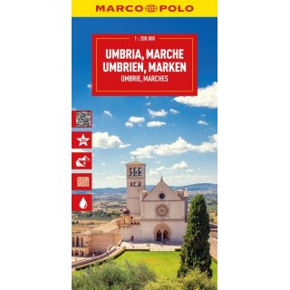 MP Italien 8. Umbrien, Marken 1:200 000