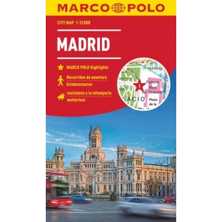 MARCO POLO Cityplan Madrid 1:12 000