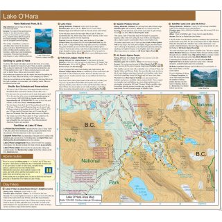 Lake Louise & Yoho Map 1:50 000