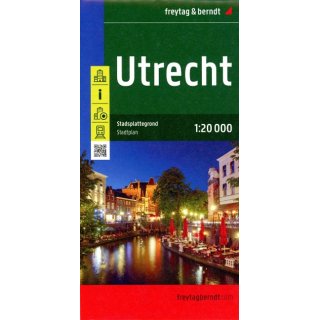 Utrecht, Stadtplan 1:20.000