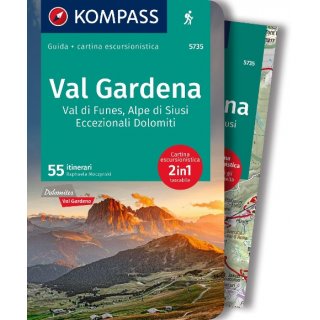 Val Gardena, Val di Funes, Alpe di Siusi, 55 itinerari
