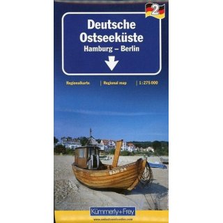 Deutschland Regionalkarte 02. Deutsche Ostseekste 1 : 275.000