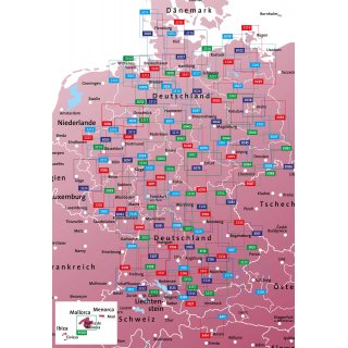 FK 3318 Ostseekste, Rostock, Wismar, Schwerin 1:70.000