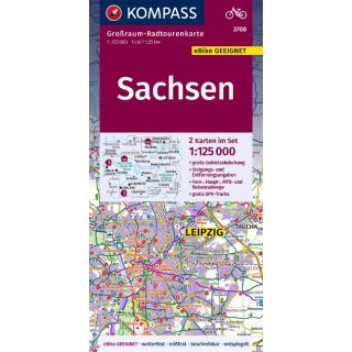 FK 3708 Sachsen 1:125.000