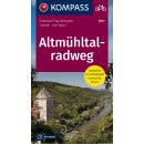 Fahrrad-Tourenkarte Altmhltalradweg 1:50.000