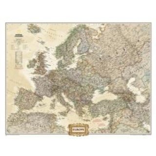 National Geographic Europe Wall Map - Executive