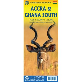 Ghana South & Accra 1:500T / 1:23T