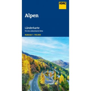 Alpen 1:750.000 ADAC