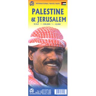 Palestine & Jerusalem 1:200.000/1:10.00