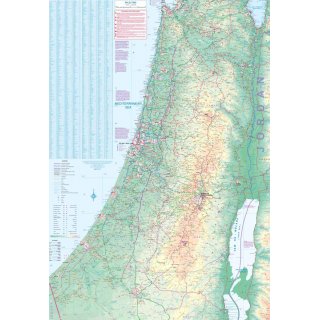 Palestine & Jerusalem 1:200.000/1:10.00