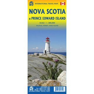 Nova Scotia/Prince Edward Island 1:380,000