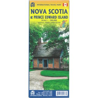 Neuschottland und Prinz-Edward-Insel 1:380,000