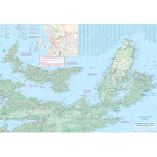 Neuschottland und Prinz-Edward-Insel 1:380,000