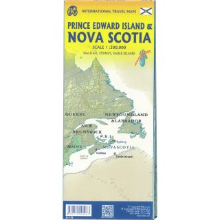 Neuschottland und Prinz-Edward-Insel 1:380,000